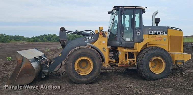 image for item DS4639 2012 John Deere 624K high lift wheel loader