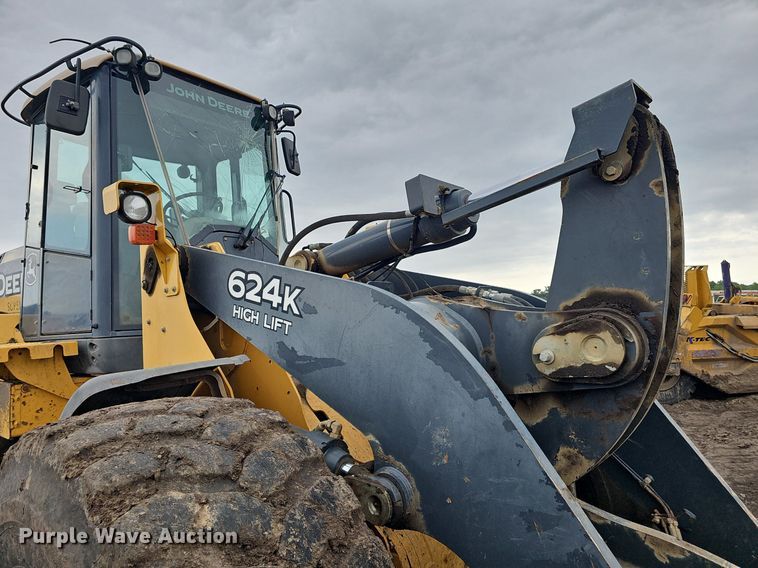 image for item DS4639 2012 John Deere 624K high lift wheel loader