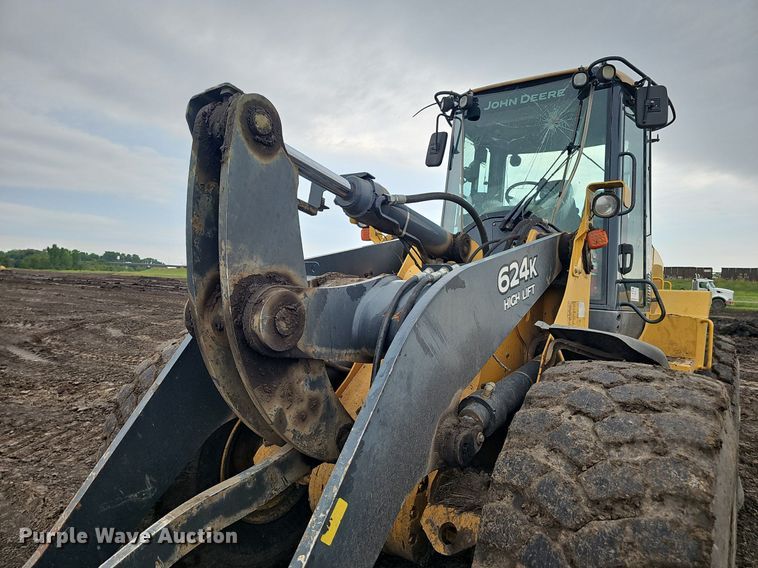 image for item DS4639 2012 John Deere 624K high lift wheel loader