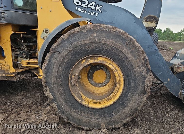 image for item DS4639 2012 John Deere 624K high lift wheel loader
