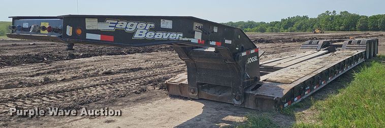 image for item DS4646 2014 Eager Beaver Trailers 50GSL lowboy equipment trailer