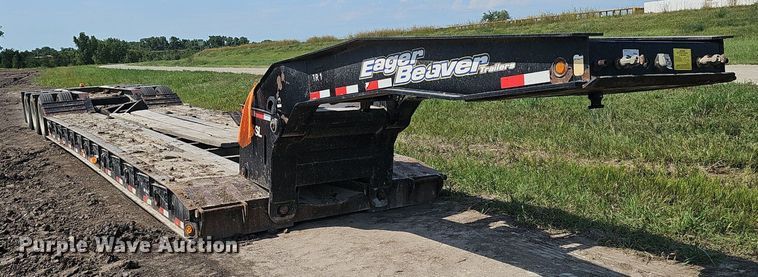 image for item DS4646 2014 Eager Beaver Trailers 50GSL lowboy equipment trailer