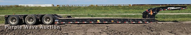 image for item DS4646 2014 Eager Beaver Trailers 50GSL lowboy equipment trailer