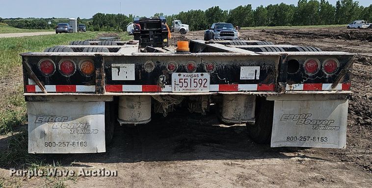 image for item DS4646 2014 Eager Beaver Trailers 50GSL lowboy equipment trailer