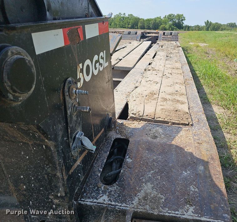 image for item DS4646 2014 Eager Beaver Trailers 50GSL lowboy equipment trailer