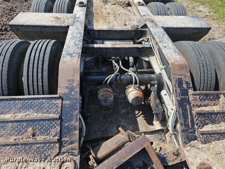 image for item DS4646 2014 Eager Beaver Trailers 50GSL lowboy equipment trailer