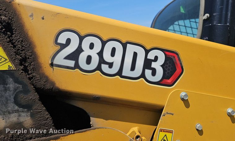 image for item DS4650 2020 Caterpillar 289D3 tracked skid steer loader