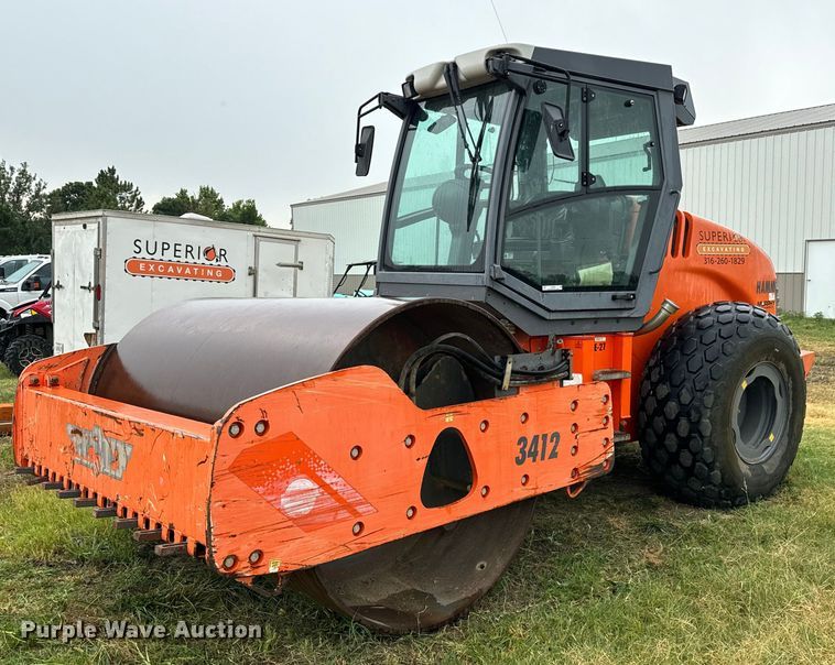 image for item LF9849 2012 Hamm 3412 single drum vibratory roller