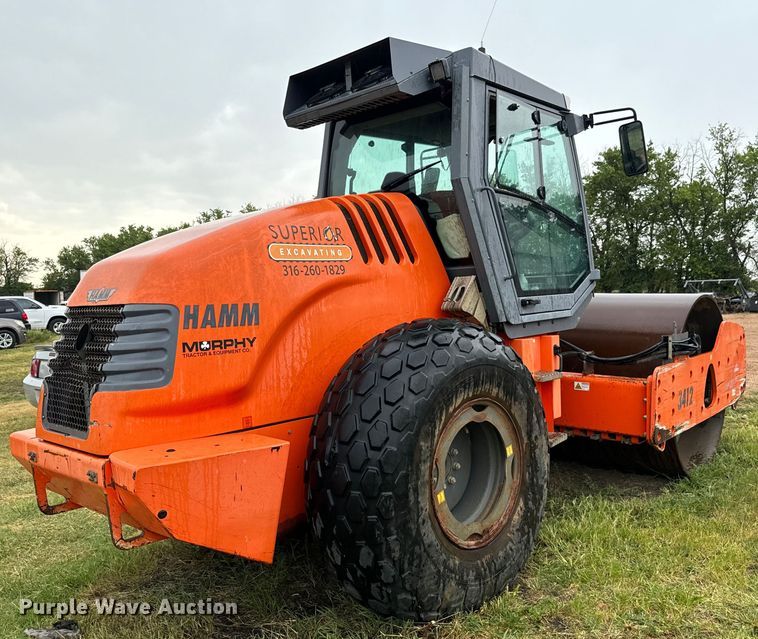 image for item LF9849 2012 Hamm 3412 single drum vibratory roller