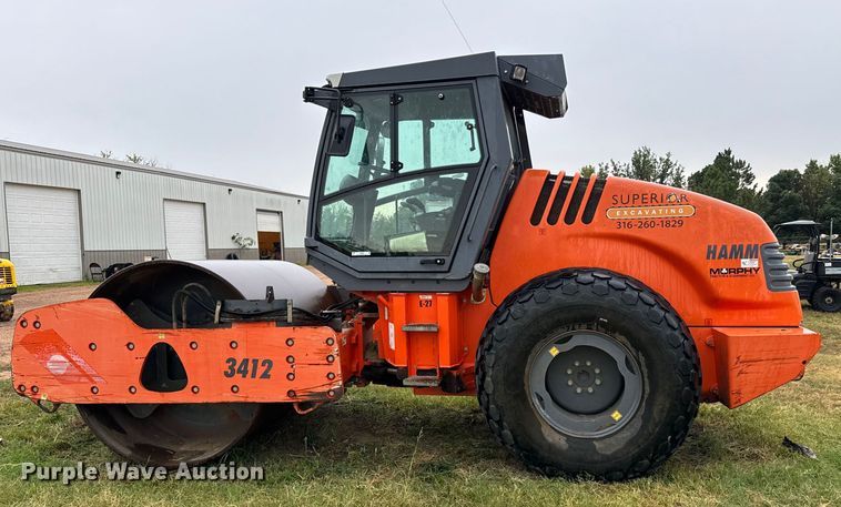 image for item LF9849 2012 Hamm 3412 single drum vibratory roller