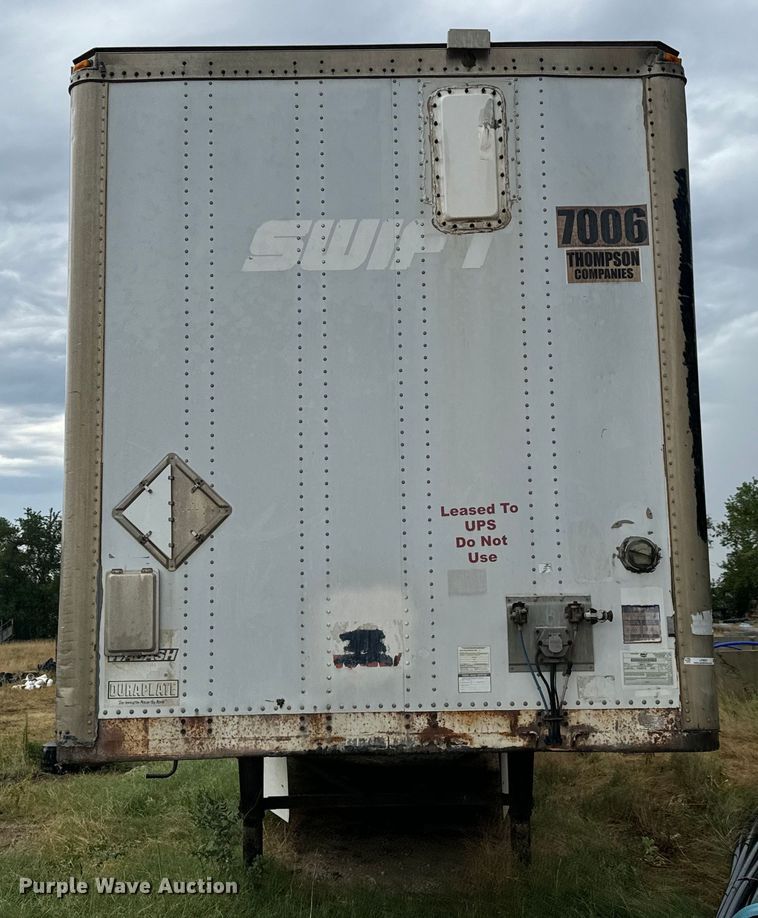 image for item LF9851 2001 Wabash  dry van trailer