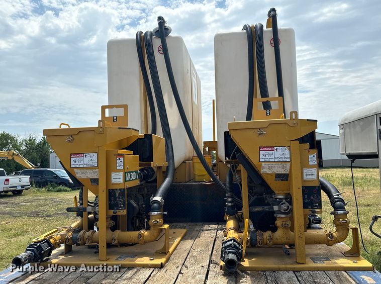 image for item LF9855 (2) Vermeer MX300 fluid mixing systems