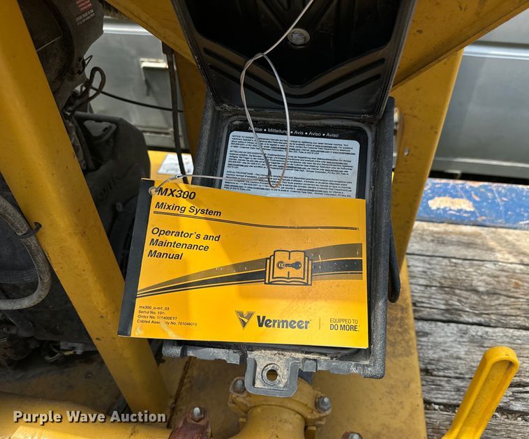 image for item LF9855 (2) Vermeer MX300 fluid mixing systems