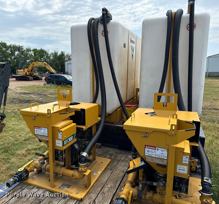 image for item LF9855 (2) Vermeer MX300 fluid mixing systems