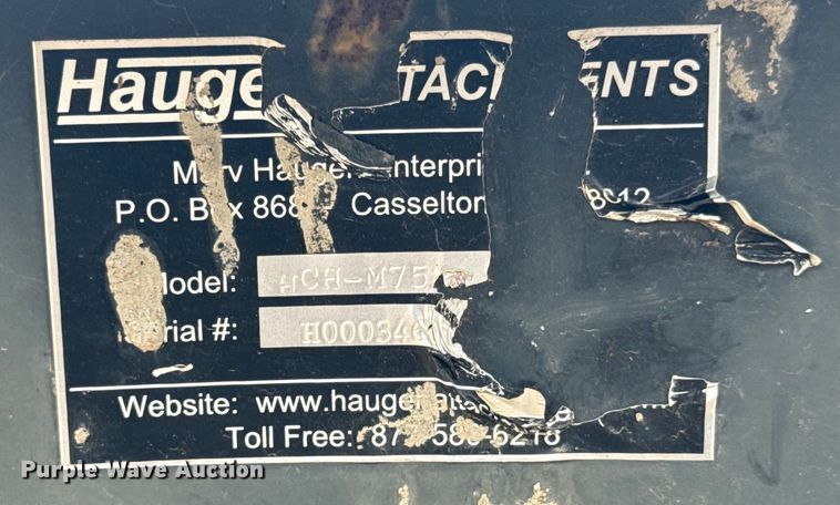 image for item LF9857 Haugen HCH-M75 concrete hopper