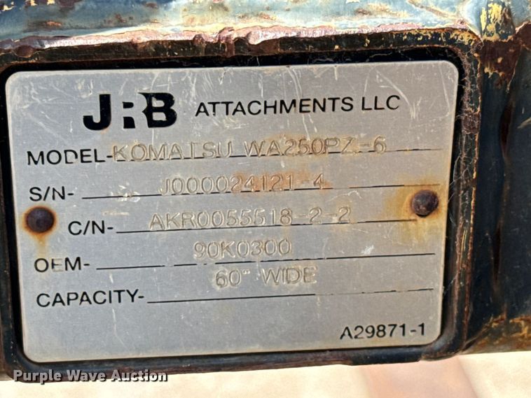 image for item LF9862 2014 Komatsu  WA270-7 wheel loader