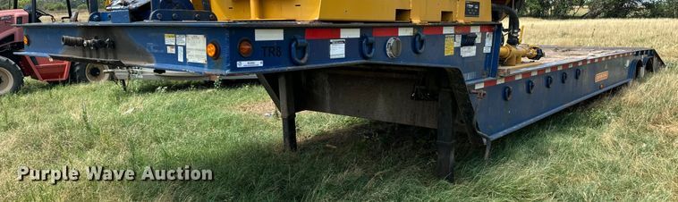 image for item MU9965 2007 Trail-Eze TE80HT48 drop deck hydratail equipment trailer
