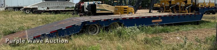 image for item MU9965 2007 Trail-Eze TE80HT48 drop deck hydratail equipment trailer