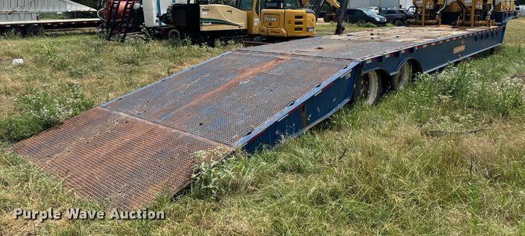 image for item MU9965 2007 Trail-Eze TE80HT48 drop deck hydratail equipment trailer