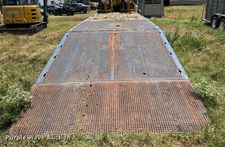 image for item MU9965 2007 Trail-Eze TE80HT48 drop deck hydratail equipment trailer