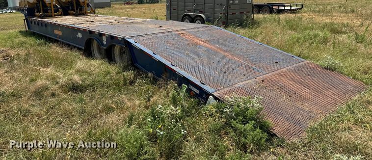 image for item MU9965 2007 Trail-Eze TE80HT48 drop deck hydratail equipment trailer