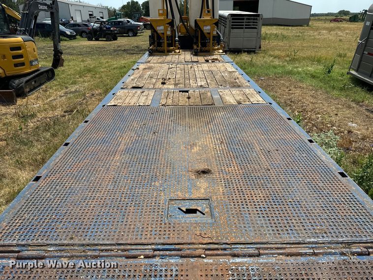 image for item MU9965 2007 Trail-Eze TE80HT48 drop deck hydratail equipment trailer