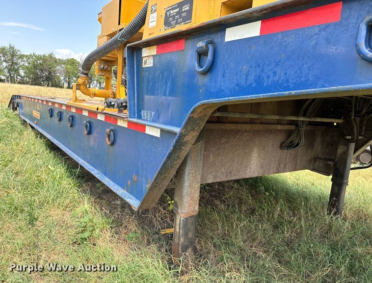 image for item MU9965 2007 Trail-Eze TE80HT48 drop deck hydratail equipment trailer