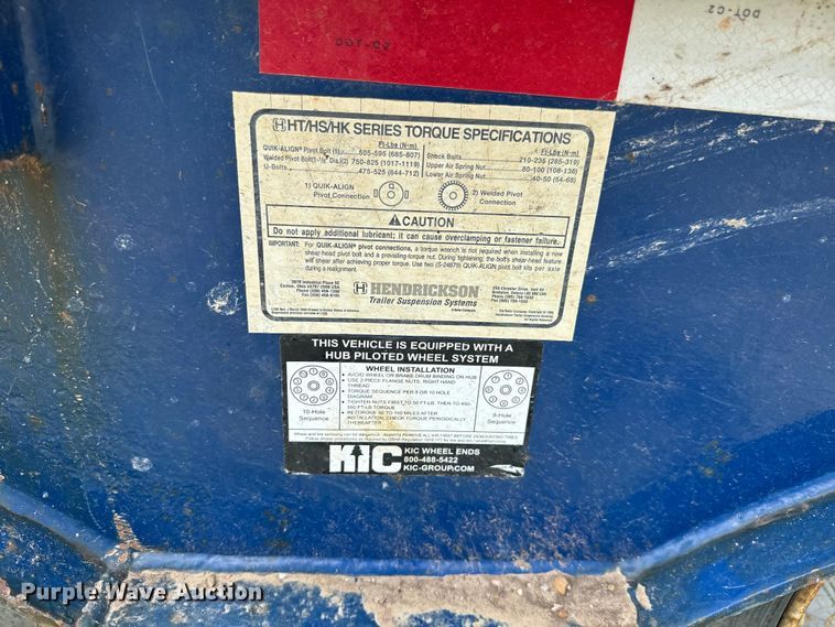 image for item MU9965 2007 Trail-Eze TE80HT48 drop deck hydratail equipment trailer