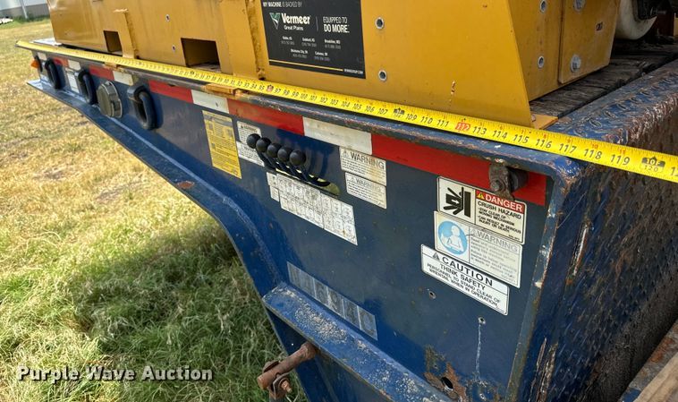 image for item MU9965 2007 Trail-Eze TE80HT48 drop deck hydratail equipment trailer