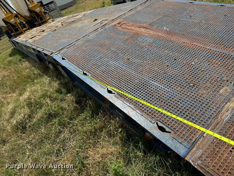 image for item MU9965 2007 Trail-Eze TE80HT48 drop deck hydratail equipment trailer