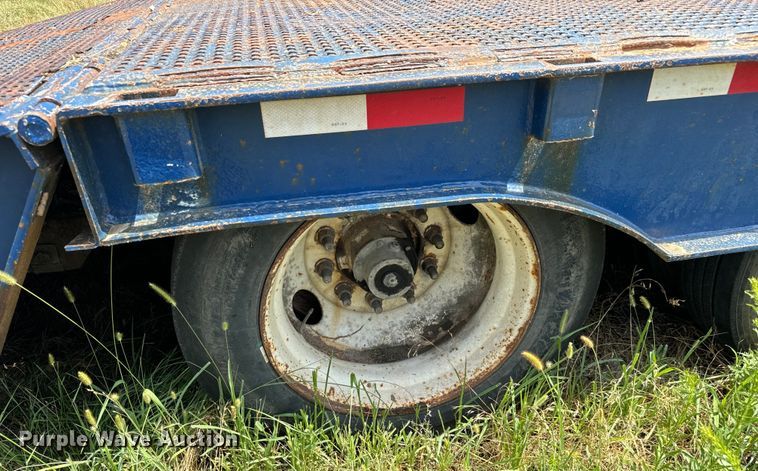 image for item MU9965 2007 Trail-Eze TE80HT48 drop deck hydratail equipment trailer