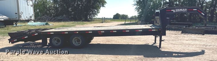 image for item MU9966 2015 Lamar TR5 equipment trailer