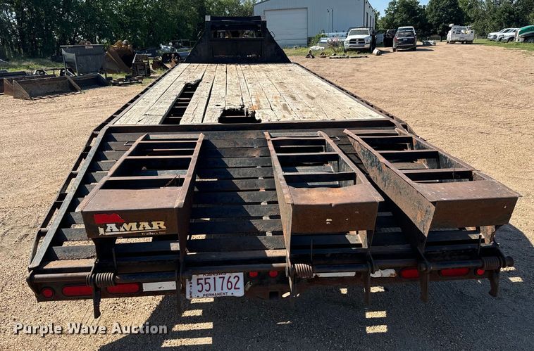 image for item MU9966 2015 Lamar TR5 equipment trailer