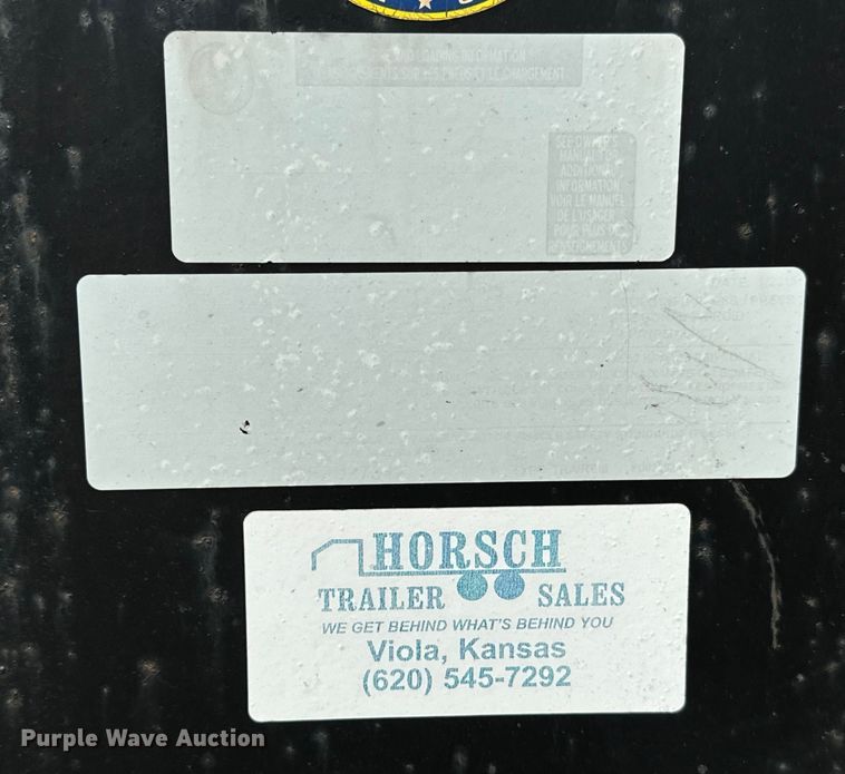 image for item MU9966 2015 Lamar TR5 equipment trailer