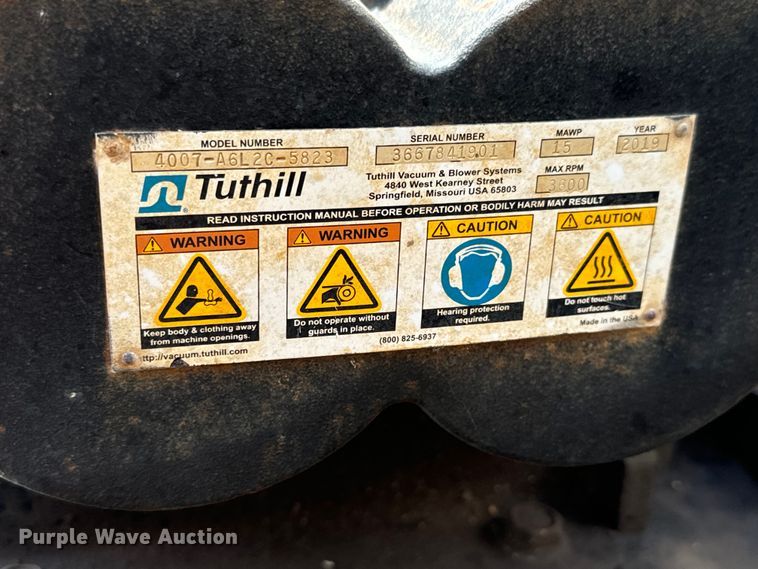 image for item MU9986 2019 Ditch Witch FX25 vacuum excavator