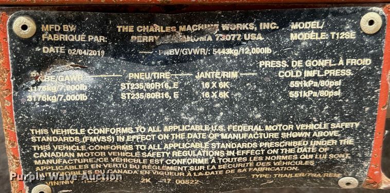 image for item MU9986 2019 Ditch Witch FX25 vacuum excavator