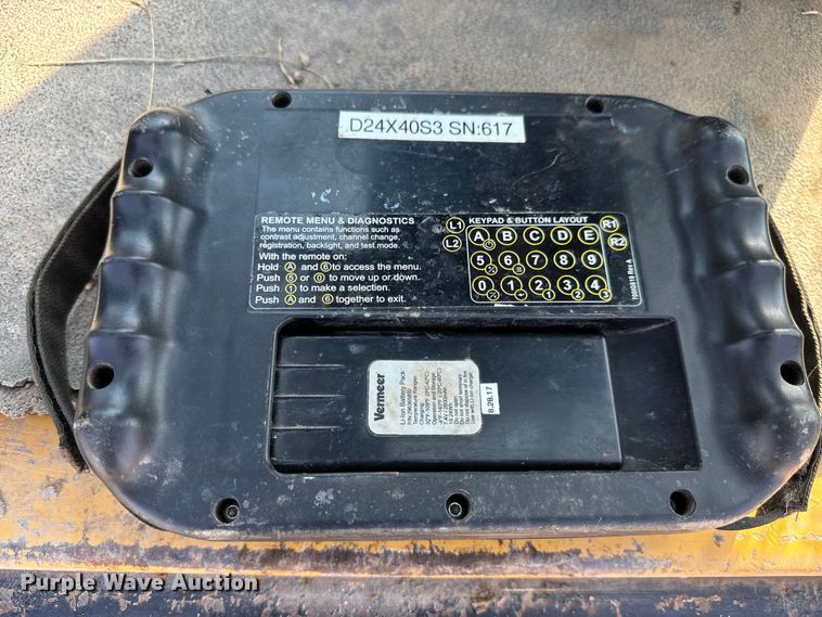 image for item MU9989 2018 Vermeer D24X40III Navigator S3 directional boring unit