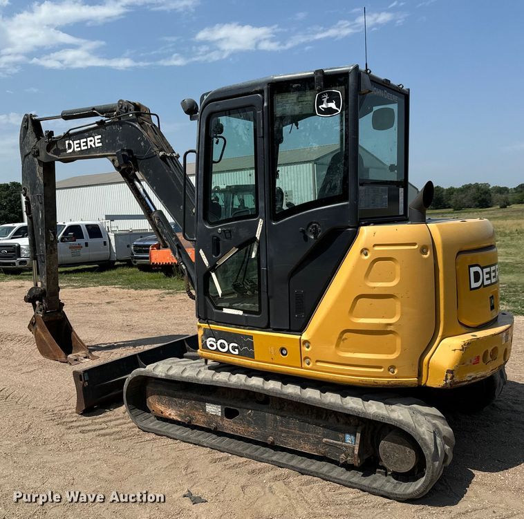 image for item MU9995 2018 John Deere  60G mini excavator