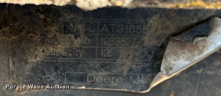 image for item MU9995 2018 John Deere  60G mini excavator