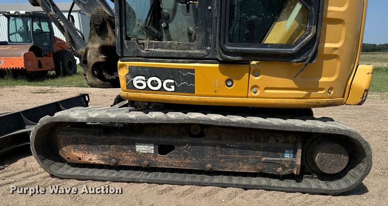image for item MU9995 2018 John Deere  60G mini excavator
