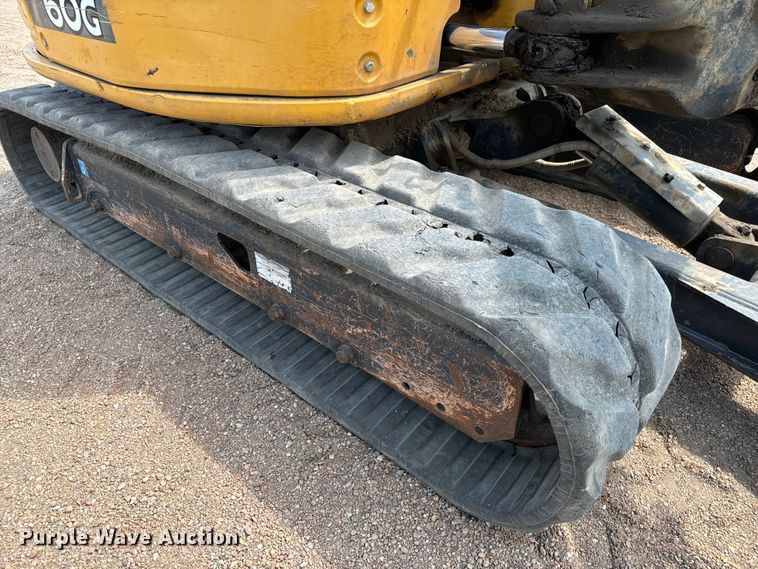 image for item MU9995 2018 John Deere  60G mini excavator