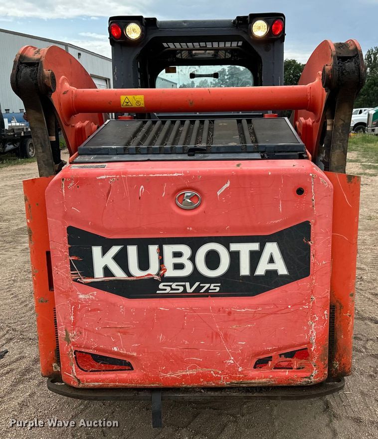 image for item MU9999 2016 Kubota SSV75 skid steer loader