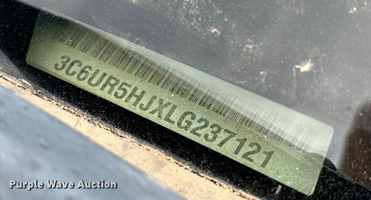 image for item MV9000 2020 Dodge Ram 2500 Crew Cab pickup truck