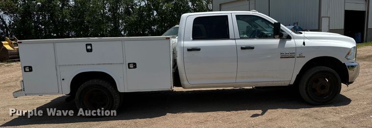 image for item MV9003 2017 Dodge Ram 3500HD Crew Cab utility bed pickup truck