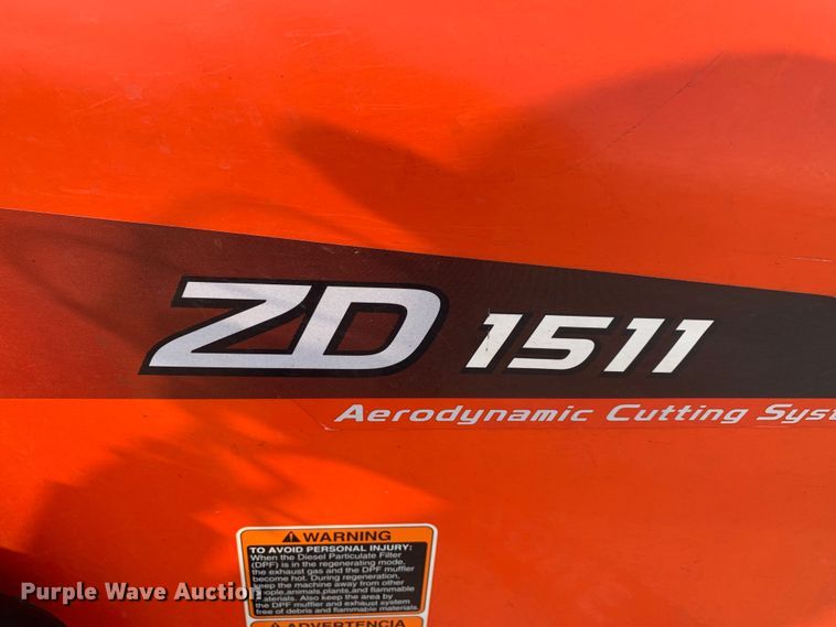 image for item DM7947 Kubota  ZD1511LF ZTR lawn mower