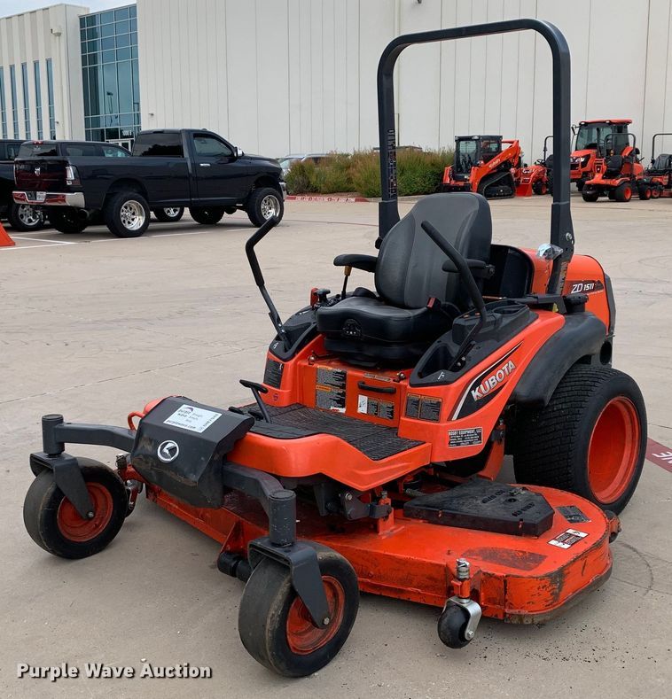 image for item DM7948 Kubota  ZD1511LF ZTR lawn mower