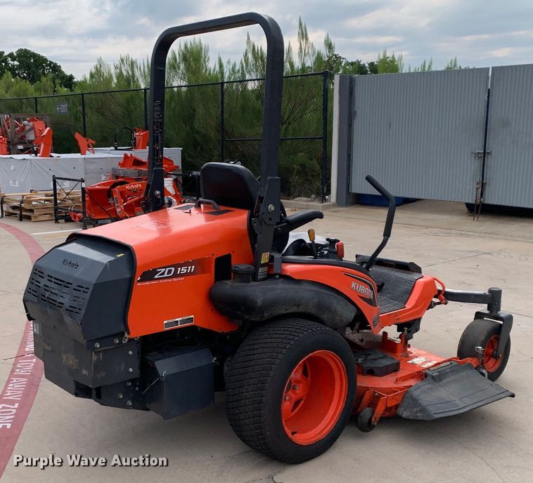 image for item DM7948 Kubota  ZD1511LF ZTR lawn mower