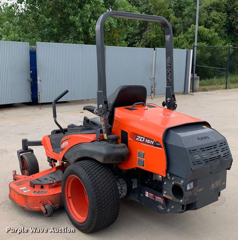image for item DM7948 Kubota  ZD1511LF ZTR lawn mower