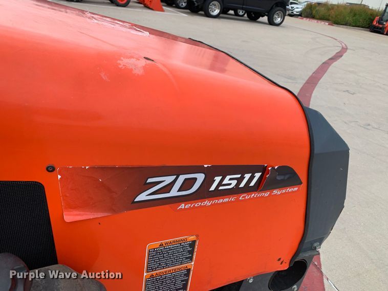 image for item DM7948 Kubota  ZD1511LF ZTR lawn mower