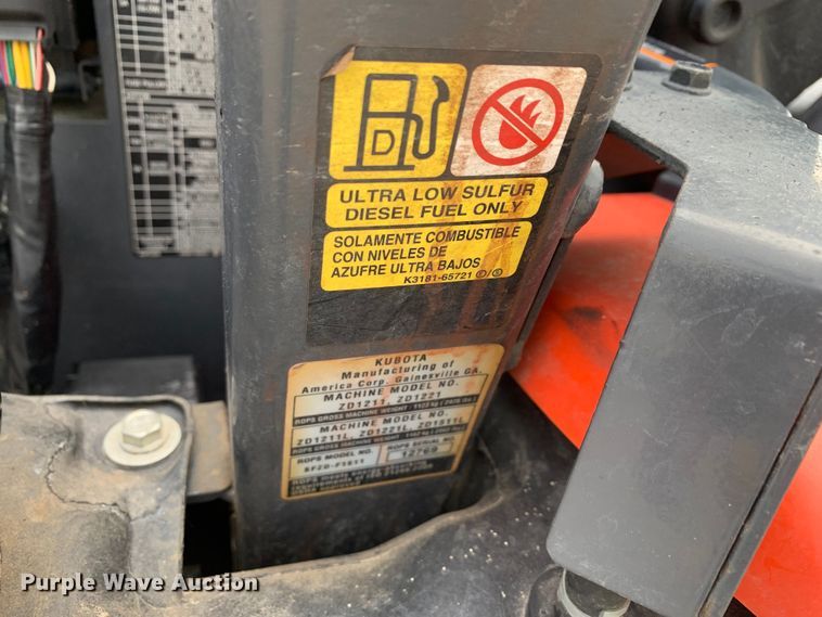 image for item DM7948 Kubota  ZD1511LF ZTR lawn mower